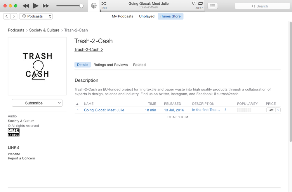 Trash 2 Cash, We're podcasting! 
